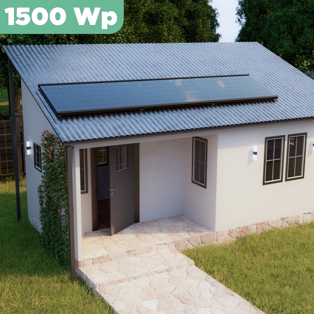 Balkonkraftwerk Trapezblech 1500 Wp — APsystems EZ1-M 800 W / Trina Solar / 500 Wp (Glas-Glas) / Premium Halterung / eine Reihe quer / 3 Module / 15 m