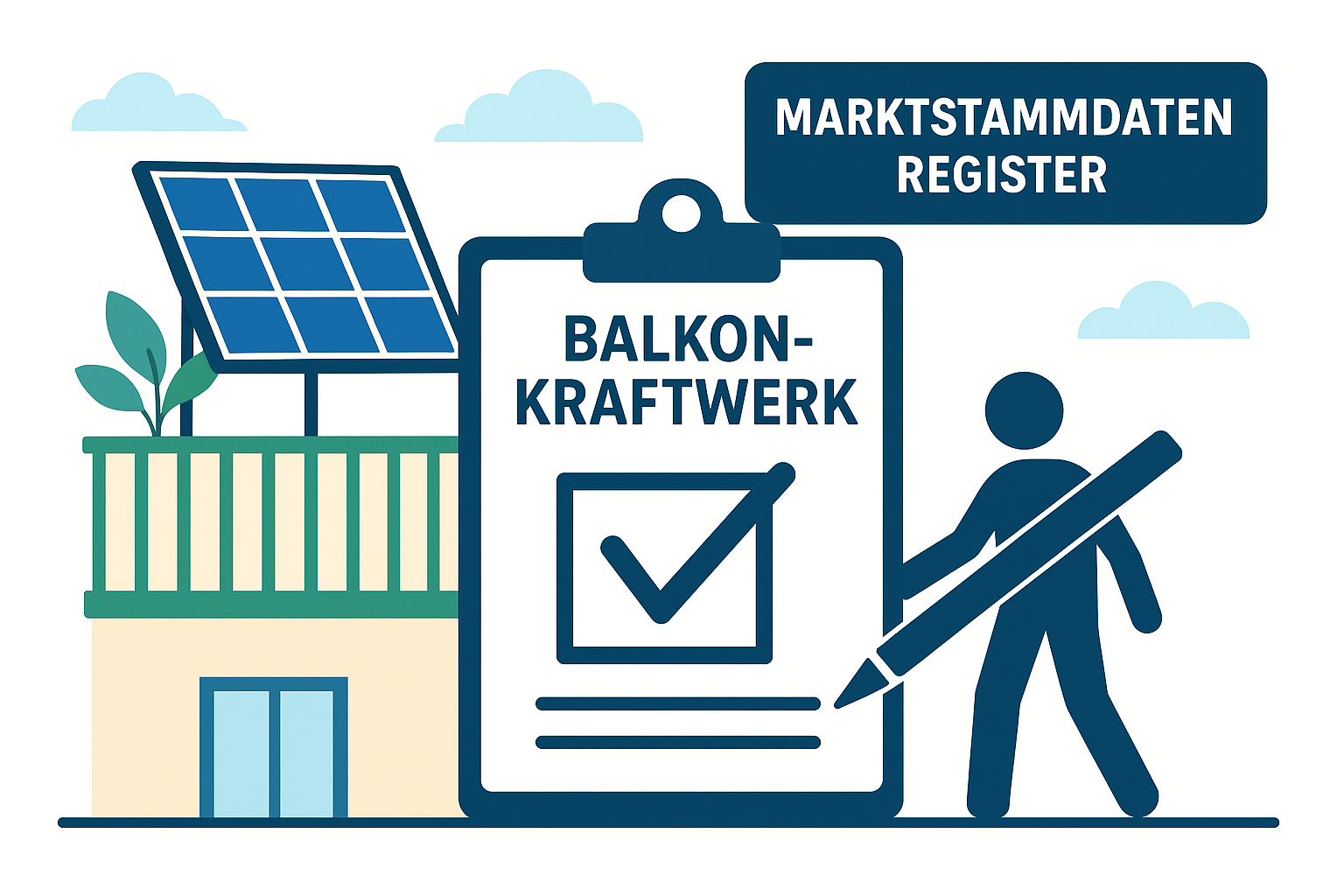 Registrierung von Balkon-Solaranlagen